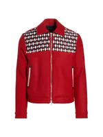 Diamond Embroidered Work Jacket