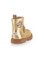 Little Girl's & Amora Metallic Leather Boots