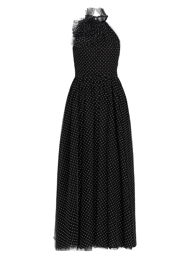ML Monique Lhuillier Liliana Polka Dot Tulle Dress | The Summit