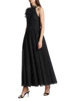 Liliana Polka Dot Tulle Dress