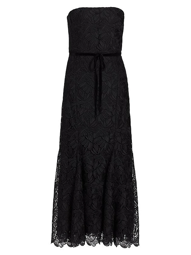 Elaine Lace Midi-Dress