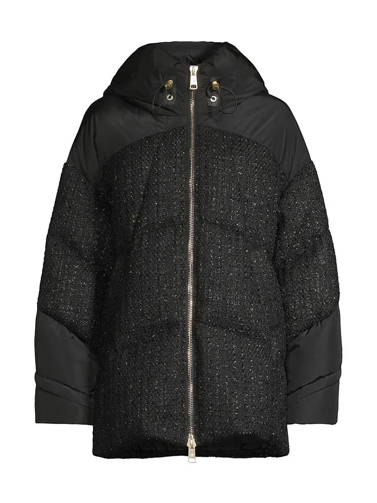 Matilde Tweed Down Puffer Jacket