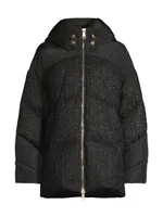 Matilde Tweed Down Puffer Jacket