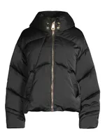 Matignon Oversized Satin Down Jacket