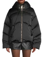 Matignon Oversized Satin Down Jacket