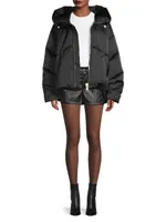 Matignon Oversized Satin Down Jacket