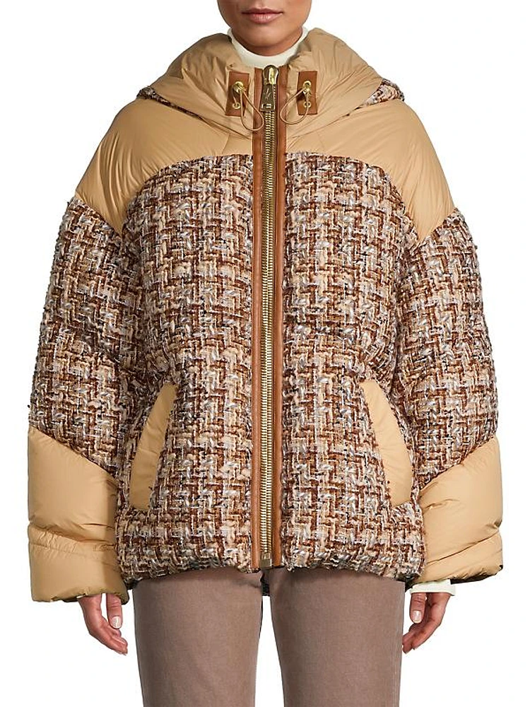 Matignon Tweed Down Jacket