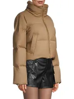 Jayne Cropped Down Puffer Jacket