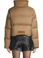 Jayne Cropped Down Puffer Jacket