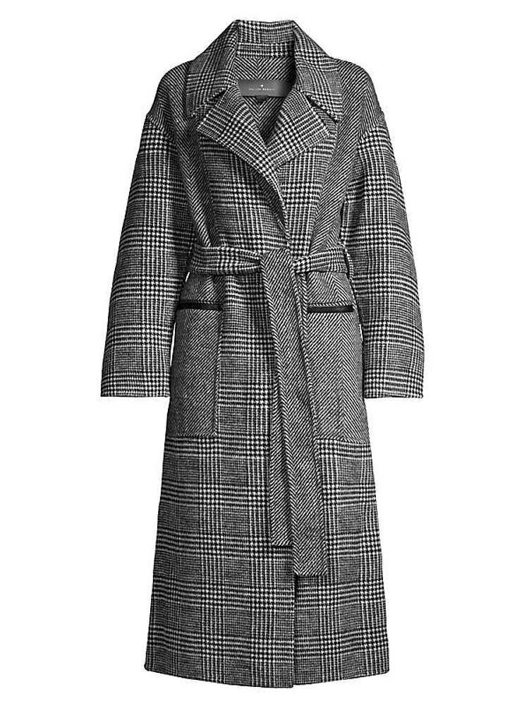 Kate Tweed Wrap Coat