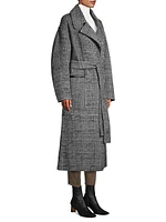 Kate Tweed Wrap Coat