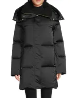 Noelle Faux-Shearling Puffer Jacket