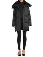 Noelle Faux-Shearling Puffer Jacket