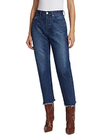 Corcoran Wide-Leg Stove Pipe Jeans