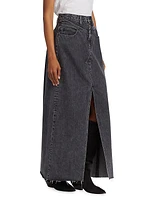 Dallas Double Yoke Denim Maxi Skirt