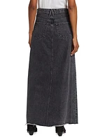 Dallas Double Yoke Denim Maxi Skirt