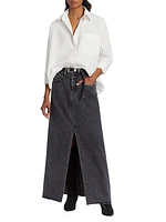 Dallas Double Yoke Denim Maxi Skirt