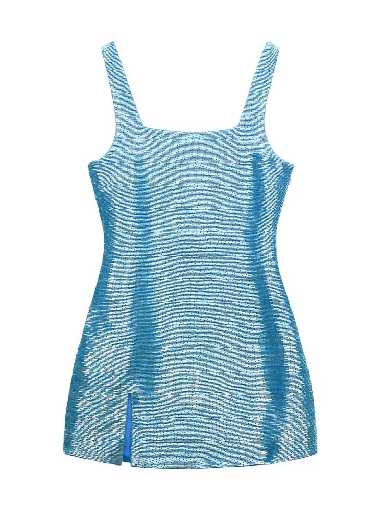 Le Sable Beaded Minidress