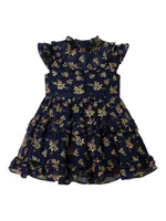 Baby Girl's, Little Girl's & Ruffle Glitter Dress