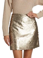 Monochrome Zolla Sequined Skirt