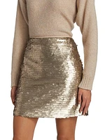 Monochrome Zolla Sequined Skirt