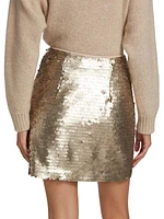 Monochrome Zolla Sequined Skirt