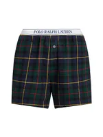 Plaid Flannel Boxer Short