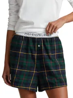 Plaid Flannel Boxer Short