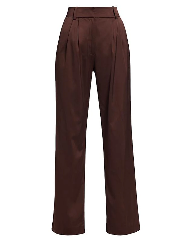 Favorite Satin Wide-Leg Pants