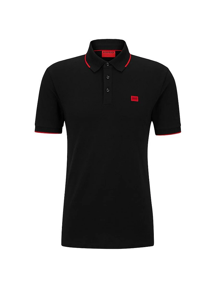 Cotton-Piqué Slim-Fit Polo Shirt