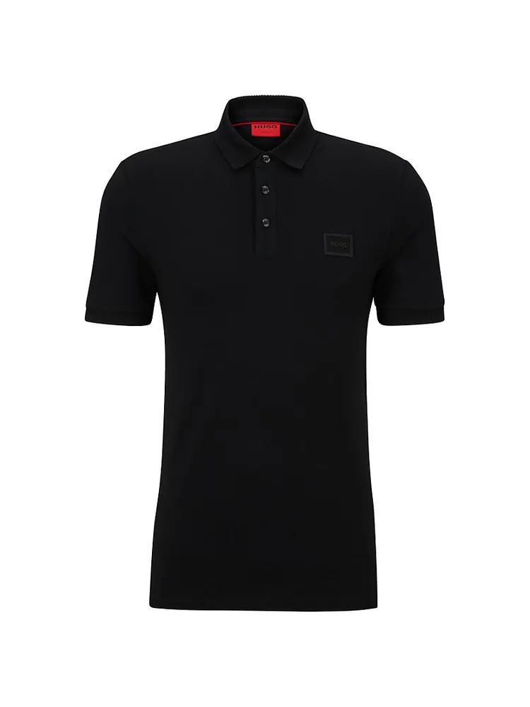 Cotton-Piqué Slim-Fit Polo Shirt With Logo Badge