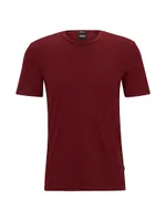 Slim-Fit Short-Sleeved T-Shirt Mercerized Cotton