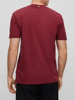 Slim-Fit Short-Sleeved T-Shirt Mercerized Cotton