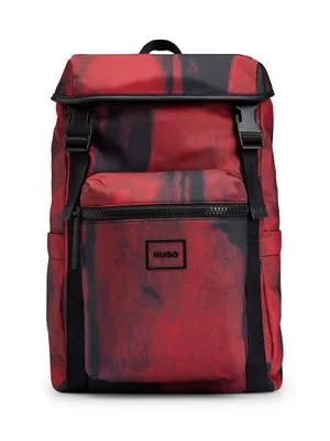 Backpack With Seasonal Pattern