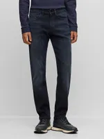 Slim-Fit Knitted Denim Jeans