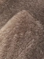 Faux-Fur Mid-Length Coat