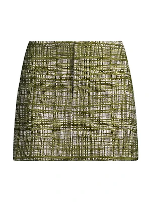 Ultra Tweed A-Line Miniskirt