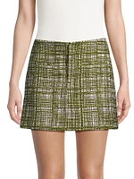 Ultra Tweed A-Line Miniskirt