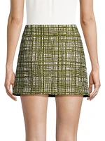 Ultra Tweed A-Line Miniskirt