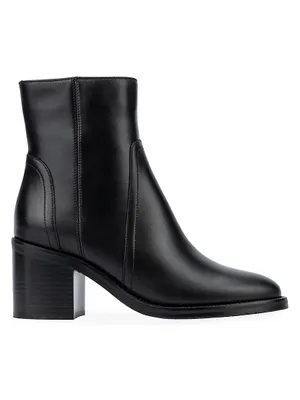 Janella 70MM Leather Ankle Boots