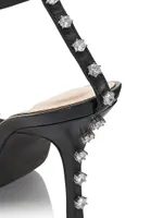Nicki 105MM Crystal-Studded Strappy Sandals