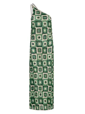 Lemongrass Crochet Maxi Dress