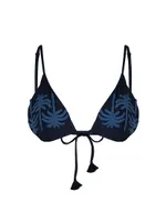 Enjipai Embroidered Bikini Top