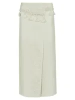 Tansania Sun Cotton Wrap Midi-Skirt