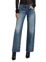 Low-Rise Straight-Leg Jeans