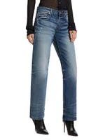 Low-Rise Straight-Leg Jeans