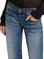 Low-Rise Straight-Leg Jeans