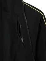 Logo Colorblocked Blouson Jacket