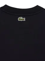 Lacoste & Croc Logo Crewneck T-Shirt