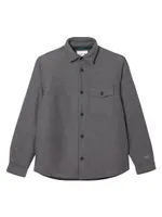 Long-Sleeve Cotton Overshirt